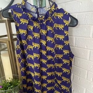 LSU fans!! Sleeveless purple and gold top Medium